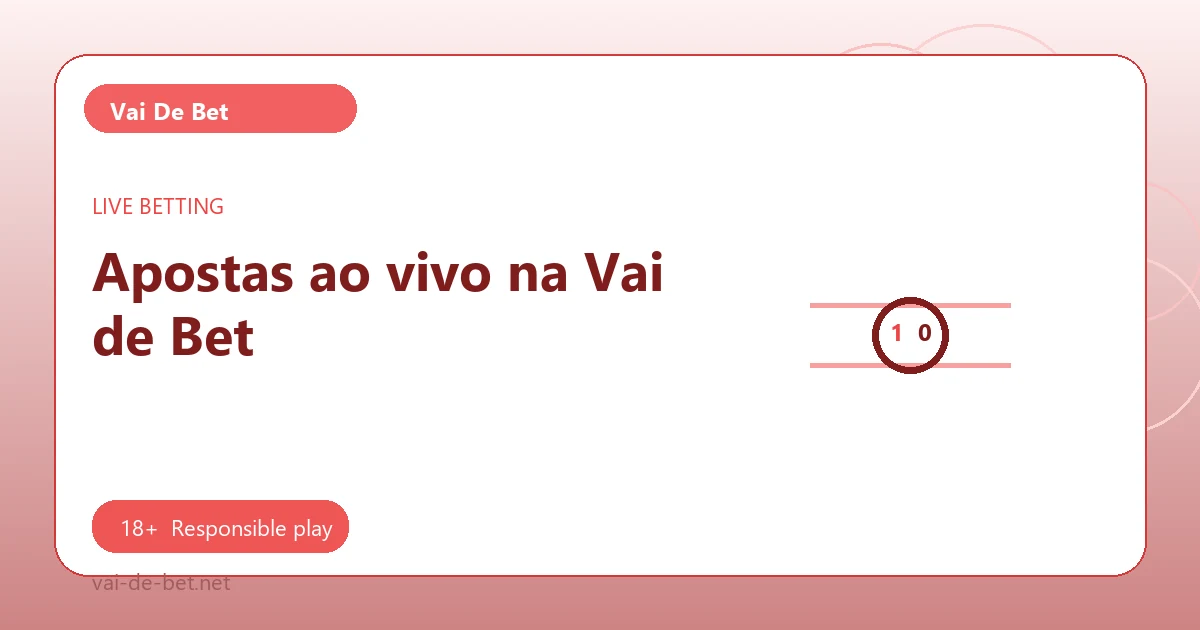 Apostas ao vivo na Vai de Bet - Vai De Bet guide